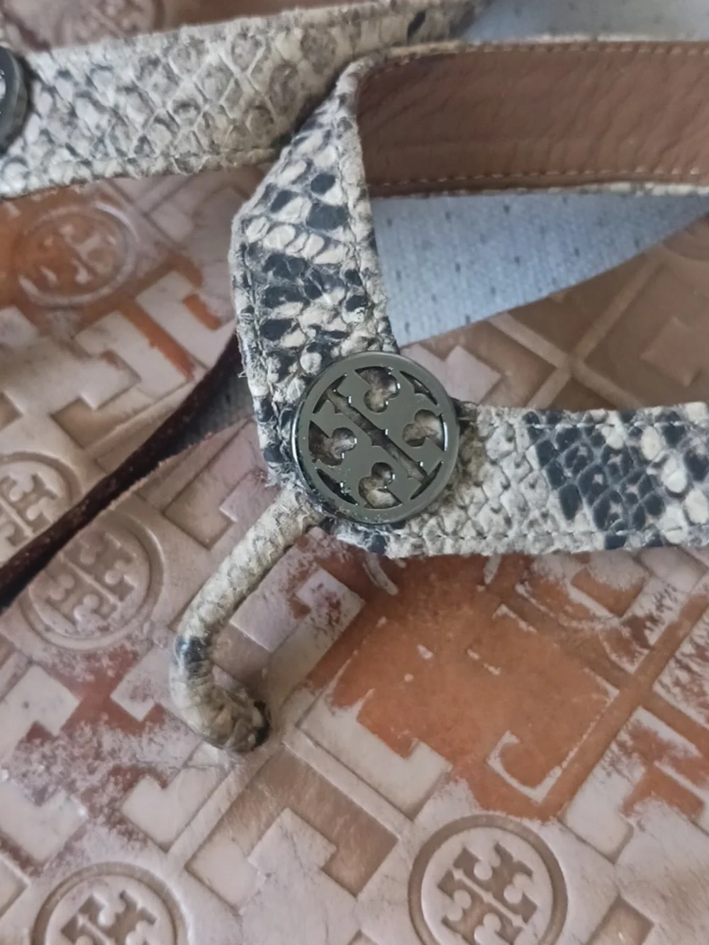 TORY BURCH TT Flat Thong Sandals